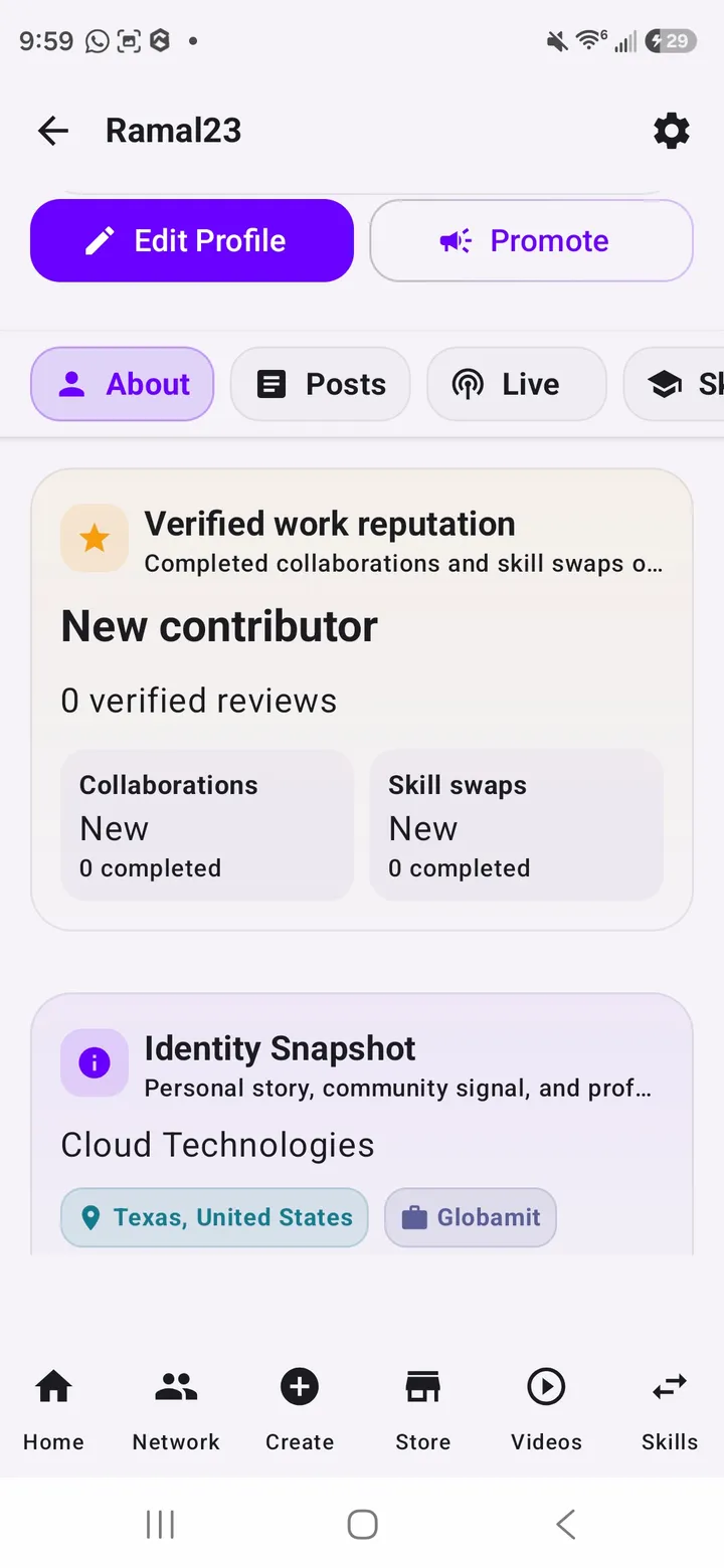 Turn participation into reputation in the Globamit Android app